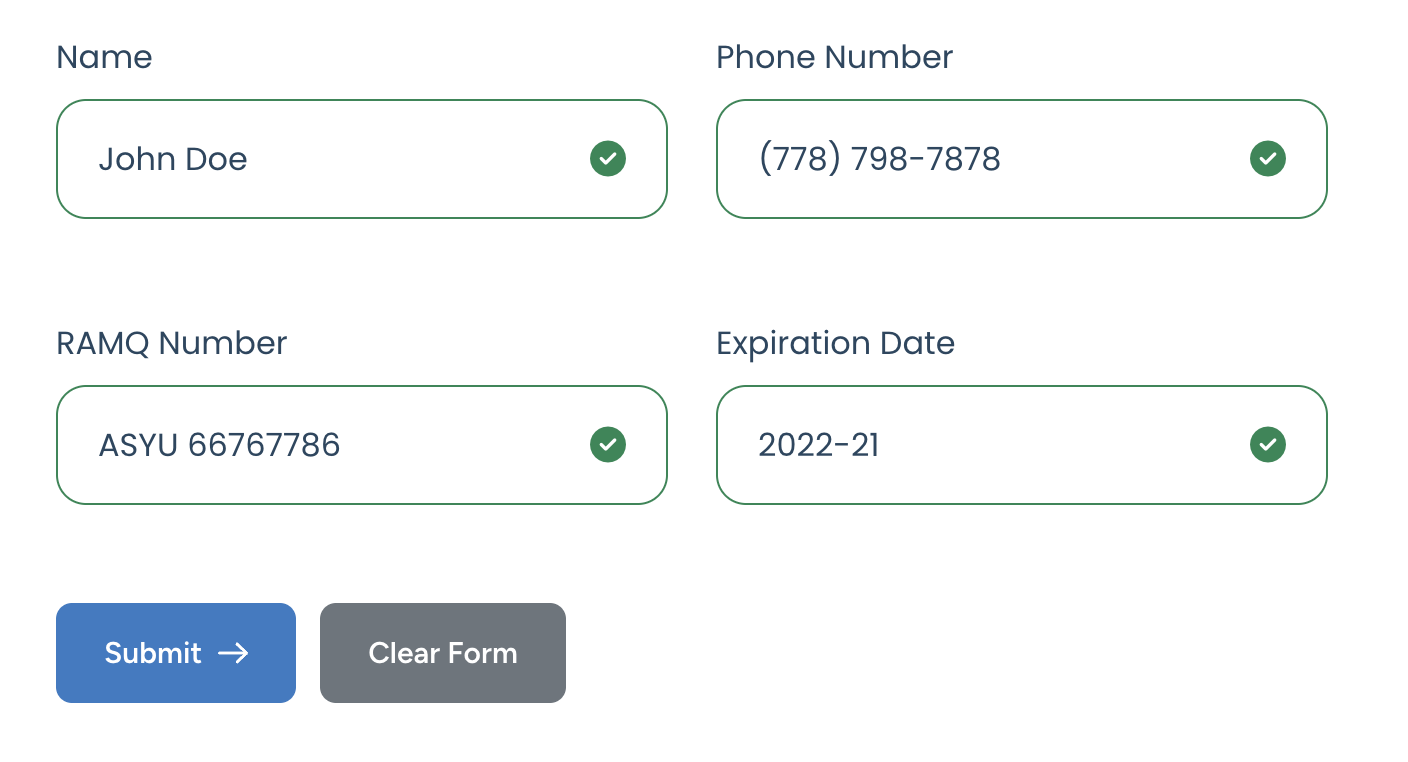 Verification des donnees avant soumission finale