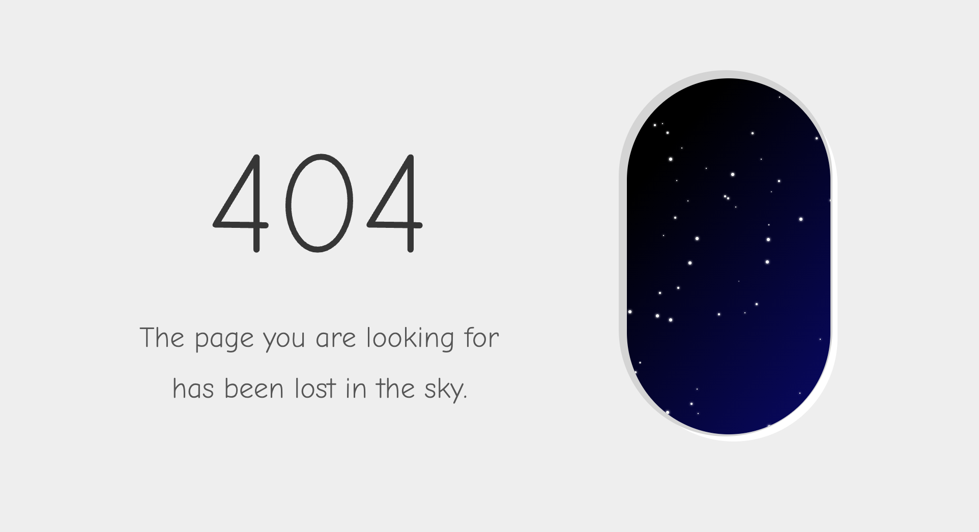 Custom 404 fallback page for broken or unknown routes